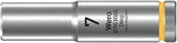 WERA Steckschlüsseleinsatz 8790 HMA Deep 1/4 Zoll SW 5,5 mm, Länge 50 mm, Außensechskant