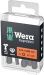 Wera Bit 868/4IMP DC Innenvierkant #2x50 mm diamantbeschichtet für Schlagschrauber, 5er-Pack