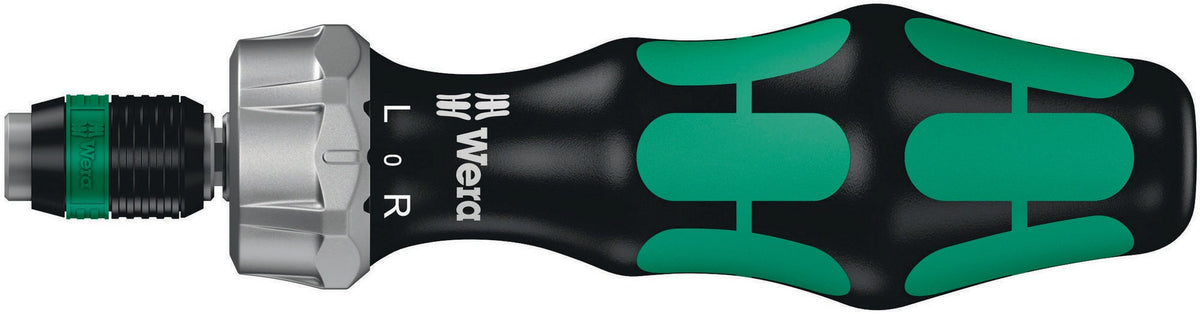 WERA Ratschenbithandhalter 816 RA 1/4″ mit Rapidaptor-Schnellwechselfutter und Kraftform-Griff
