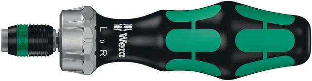 WERA Ratschenbithandhalter 816 RA 1/4″ mit Rapidaptor-Schnellwechselfutter und Kraftform-Griff