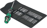 WERA Bitsortiment KK Turbo 1 19-teilig mit Turbofunktion und Rapidaptor Handhalter