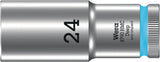 Wera Steckschlüsseleinsatz 8790 HMC Deep 6-kant SW11mm 1/2 Zoll CrV Länge 83mm