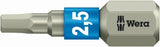 WERA Bit 3840/1 TS 1/4 Zoll 1,5 mm Innensechskant Torsion Hex-Plus Edelstahl 25 mm