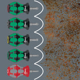 WERA Schraubendreher 367 TORX® Stubby T 10 mit 2K-Griff und Rundklinge