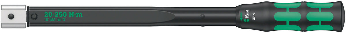 WERA Drehmomentschlüssel Click-Torque XP 4, 14x18 mm, 20-250 Nm, voreinstellbar
