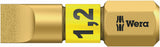Wera Bit 800/1 BDC Schlitz 5,5 mm diamantbeschichtet BiTorsion 25 mm 10er-Pack
