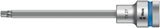WERA Steckschlüsseleinsatz 8767 C HF TORX® 1/2 Zoll T20, 140 mm, mit Haltefunktion