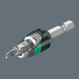 WERA Bitsortiment Bit-Check Diamond 1 12-tlg. PH/PZD/TX mit Rapidaptor Bithalter