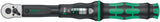 WERA Drehmomentschlüssel Click-Torque A 5 1/4 Zoll 2,5-25 Nm mit hör- und fühlbarem Auslösesignal
