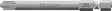 WERA Bit 855/4 zähhart 1/4 Zoll 70 mm Schlitz/Pozidriv #1 für Reihenklemmen