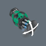 WERA Magazinbithalter K K Stubby Magazin 6-tlg. Schlitz/PH/TORX mit Bit-Depot