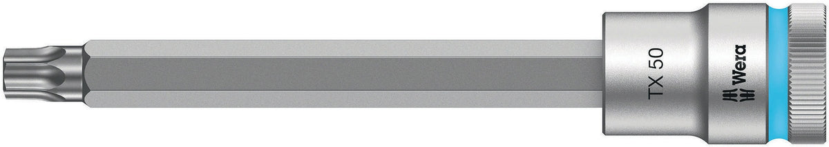 WERA Steckschlüsseleinsatz 8767 C HF TORX® 1/2 Zoll T20, 140 mm, mit Haltefunktion