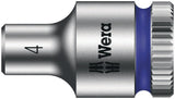 WERA Steckschlüsseleinsatz 8790 HMA Außen-6-kant SW 1/4 Zoll Länge 23 mm mit Take it easy Farbkennzeichnung
