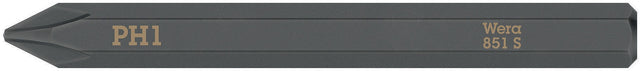 WERA Bit 851 S PH 1 x 70 mm, 1/4 Zoll Sechskant, 5er-Pack