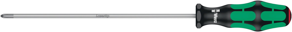 WERA Schraubendreher 350 PH Gr. PH 0 mit 2K-Kraftform-Griff und Lasertip