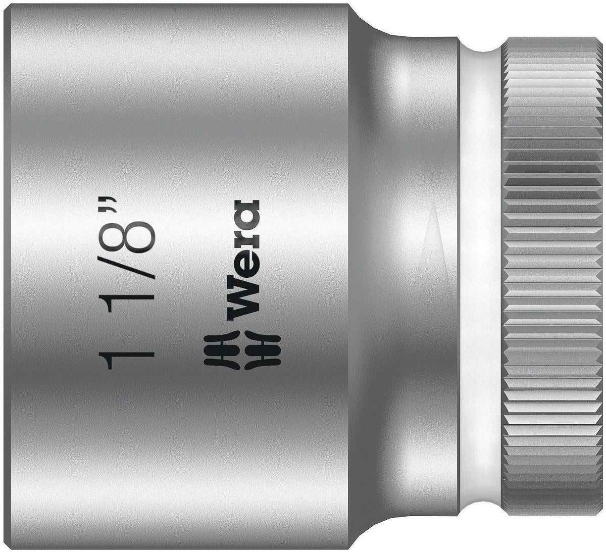 WERA Steckschlüsseleinsatz 8790 HMC Außen-6-kant 1/2 Zoll SW 1 1/8 Zoll L 40 mm