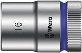 WERA Steckschlüsseleinsatz 8790 HMC Außen-6-kant 1/2 Zoll SW 1 1/8 Zoll L 40 mm