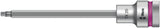 WERA Steckschlüsseleinsatz 8767 C HF TORX® 1/2 Zoll T20, 140 mm, mit Haltefunktion