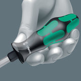 WERA Schraubendreher 334 SK Schlitz 3,5 mm mit 2K-Kraftform-Griff