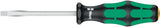 WERA Schraubendreher 334 SK Schlitz 3,5 mm mit 2K-Kraftform-Griff