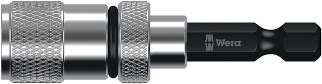 WERA Bithalter 896/4/1 1/4 Zoll mit Tiefenanschlag, 50 mm, Außen-/Innensechskant