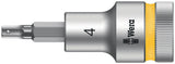 WERA Steckschlüsseleinsatz 8740 C HF 1/2 Zoll SW 10 mm L.140 mm mit Haltefunktion
