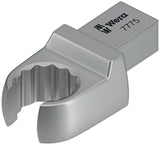 WERA Einsteckringschlüssel 7775 SW 10 mm für Drehmomentschlüssel Click-Torque X, 9x12 mm Aufnahme, CV-Stahl