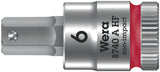 WERA Steckschlüsseleinsatz 8740 A HF 1/4 Zoll SW 5/16 Zoll mit Haltefunktion und Farbleitsystem