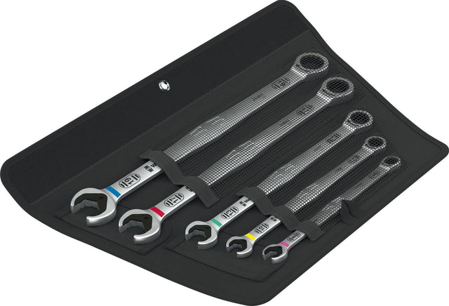WERA Maulringratschenschlüsselsatz 6007 Joker 5 Set 1 5-teilig SW 8-19 mm