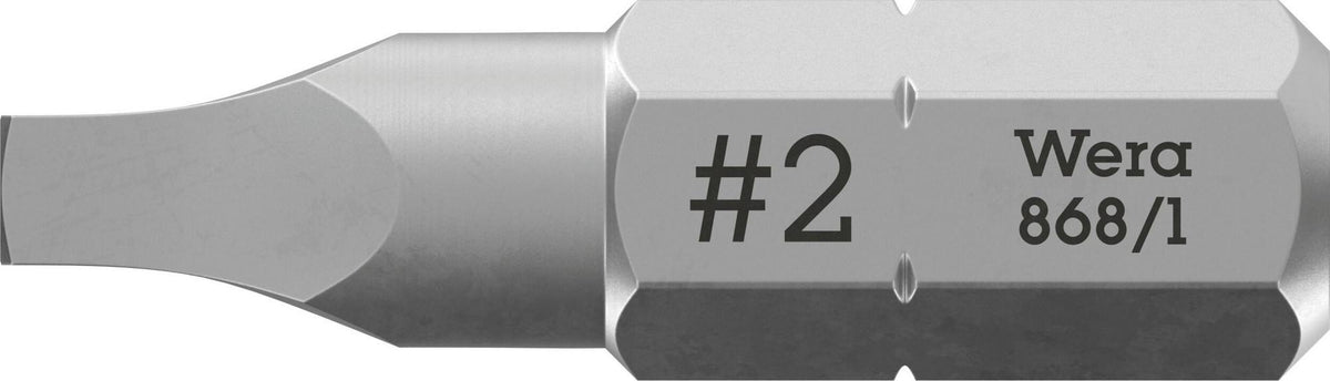 Wera Bit 868/1 Z Innenvierkant 4,5 mm, 1/4" Sechskant, 25 mm, 10er-Pack