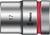 WERA Steckschlüsseleinsatz 8790 HMC Außen-6-kant 1/2 Zoll SW 1 1/8 Zoll L 40 mm