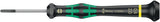 WERA Elektronik-Feinmechanik-Schraubendreher 2035, 3 mm Klinge, 80 mm, Kraftform-Micro-Griff