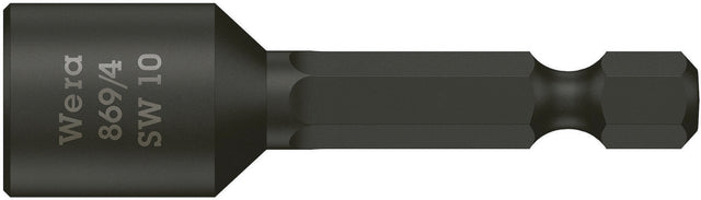 WERA Steckschlüsseleinsatz 869/4 SW 13 mm, Länge 65 mm, unmagnetisch, 1/4" Sechskantantrieb