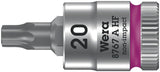 WERA Steckschlüsseleinsatz 8767 A HF TORX® 1/4 Zoll T10, 28 mm, mit Haltefunktion