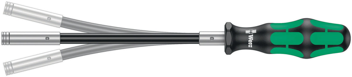 WERA Bithandhalter 393 S 1/4″ mit Magnet, flexibler Klinge 173,5 mm und 3K-Griff