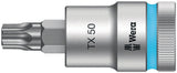WERA Steckschlüsseleinsatz 8767 C HF TORX® 1/2 Zoll T20, 140 mm, mit Haltefunktion