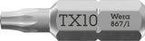 Wera Bit 867/1 Z TX6 TORX® 25 mm 1/4"-Sechskant CV-Molybdän zähhart 10 Stück