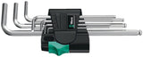 WERA Winkelschraubendrehersatz 950 PKL 7-teilig mit Kugelkopf SW 1,5-6 mm im Kunststoffhalter