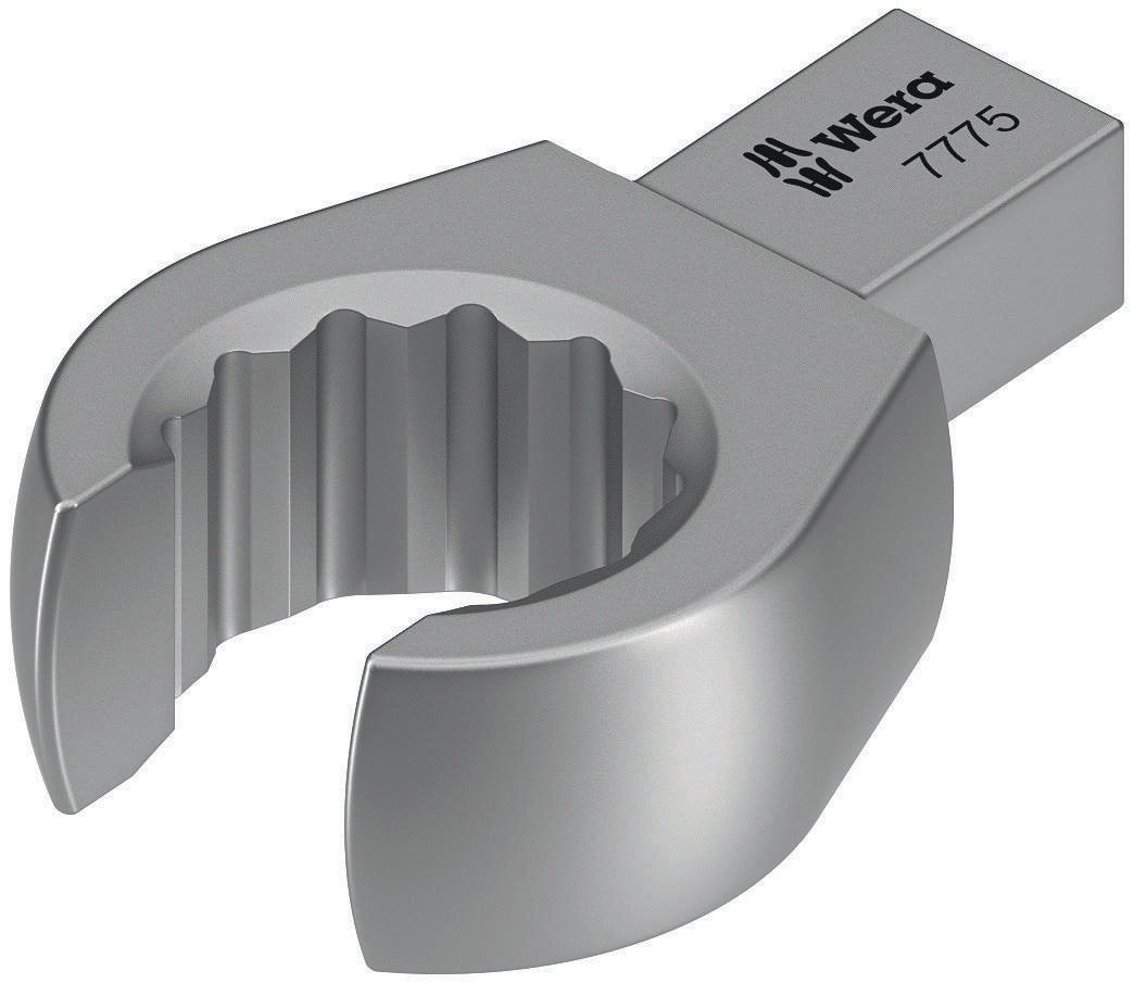 WERA Einsteckringschlüssel 7775 SW 10 mm für Drehmomentschlüssel Click-Torque X, 9x12 mm Aufnahme, CV-Stahl