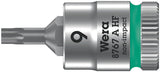 WERA Steckschlüsseleinsatz 8767 A HF TORX® 1/4 Zoll T10, 28 mm, mit Haltefunktion