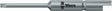 WERA Bit 800/9 C Schlitz 1,5 mm CV-Molybdän Halfmoon 4 mm – Harte Bits gegen Bruch