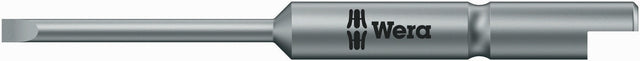 WERA Bit 800/9 C Schlitz 1,5 mm CV-Molybdän Halfmoon 4 mm – Harte Bits gegen Bruch