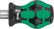 WERA Bithandhalter 811/1 1/4 Zoll mit Magnet, Klingenlänge 10 mm, 2K-Griff