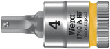 WERA Steckschlüsseleinsatz 8740 A HF 1/4 Zoll SW 5/16 Zoll mit Haltefunktion und Farbleitsystem