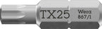 für Schrauben mit Innen-TORX®-Profil / T 25 / 25 mm