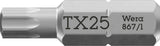 Wera Bit 867/1 Z TX6 TORX® 25 mm 1/4"-Sechskant CV-Molybdän zähhart 10 Stück