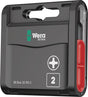 WERA Bitgroßpackung 1/4 Zoll PH 2 L.25mm DIN ISO 1173, Form C 6,3 – 20 Bits in Kunststoffbox