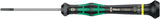 WERA Elektronik-Feinmechanik-Schraubendreher 2035, 3 mm Klinge, 80 mm, Kraftform-Micro-Griff
