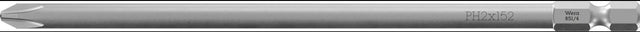 WERA Bit 855/4 Z PH 2 1/4 Zoll, 152 mm, zähhart – für Phillips-Schrauben
