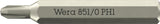 WERA Bit 851/0 Micro PH 0, 30 mm, 4 mm Sechskant